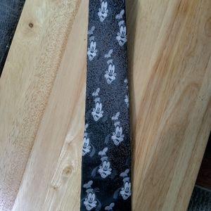 COPY - Vintage Goofy Tie By Cervantes Black and White Made In USA